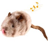Juguetes para gatos de interior, juguetes interactivos para gatos con sonidos reales, juguetes de plumas de peluche suaves para gatos para aliviar el aburrimiento