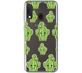 Tumundosmartphone Funda Gel Transparente para Samsung Galaxy A20e 5.8 diseño Cactus Dibujos