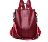 SSITO Mochila De Piel antirobo para Mujer, vintage Bolso de hombro, mochilas escolares para Niños,mochila de viaje de Alta capacidad, mochilas escolares para Niños,mochila Femenina