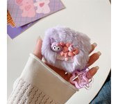 Cute Plush Kuromi Apple Bluetooth Earphone Case Suitable For Airpods 4 Generation Protective Cover 2/3 Generation Pro2