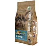 MINI Grain Free Pollo, pienso sin cereales superpremium para perros de razas mini, con pollo fresco, boniato y prebióticos para una digestión saludable. Rico en vitaminas, minerales y antioxidantes naturales, Yerbero NATURE.