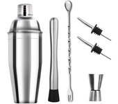 1/3/6/9/11pcs Cocktail Shaker Set Stainless Steel Bartender Kit Cocktail Mixer Wine Martini Boston Shaker Party Bar Tools