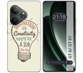 Tumundosmartphone Funda Silicona para Realme GT 6 / GT 6T 5G diseño Creativity Dibujos