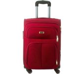 COSHANO Maleta de Tela Trolley Equipaje de Mano Cabina Viaje avión 4 Ruedas 360º Giratorias (Granate)