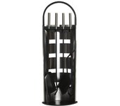 CHIMENEA SET 4 ACERO 8X1X51 PLATEADO CH199569