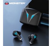 Original Monster XKT06 Low lantency Earphone TWS Wireless Bluetooth 5.2 Headset Sports Earbuds Gaming Noise Reduction Headphones