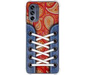 Funda Silicona Antigolpes para Motorola Moto G62 5G diseño Zapatillas 10 Dibujos