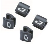 JAGWIRE | Kit Sujetacable Cambio Electrónico Y Freno - Kit sujetacables para las fundas de cambio electronicas y fundas de freno Color: Negro Medidas: 2.5mm E-Shift + 5.0mm Brake Material: