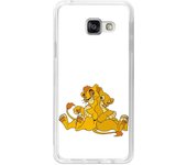 Tumundosmartphone Funda Gel Tpu para Samsung Galaxy A3 (2016) Diseño Leones Dibujos