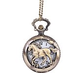 Fashionable Multiple Spherical Styles Vintage Relief Steampunk Carved And Hollowed Out Roman 15 Types Pocket Watch On Chain