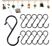 Porcheddu Baoswi ganchos de metal con diseño de hebilla de seguridad para colgar plantas, luces, cocinas, sartenes, ollas, utensilios, ropa, toallas
