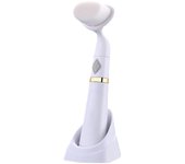 Cepillo de limpieza facial, cepillo de limpieza oscilante sónico, herramienta para el cuidado de la piel, cepillo facial exfoliante eléctrico para limpieza profunda y masaje facial (blanco)