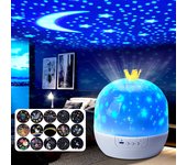 Ocean Starry Projector Small Night Light Constellation Galactic Nebula Projection Lamp 360 Degree Rotation for Children's Gift