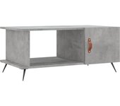 vidaXL Mesa de centro madera contrachapada 90x50x40 cm Blanco, Negro, Blanco brillante Mesita de Salón o Comedor o Auxiliar Mesa de Café Meuble Salón