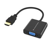 Adaptador hdmi a vga conceptronic 0.25m - macho - hembra - negro