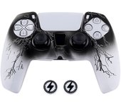 Laser Carving Soft Silicone Cover For PS5 Controller Skin Case Gamepad Joystick Accessories