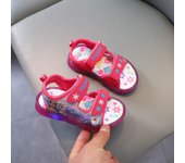 Disney Frozen Cartoon Cartoon Children Casual Shoes Girls Sneakers Casual LED Light Flash Sandals Baby Kids Elsa Princess Shoes