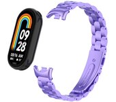 Strap for Mi Band 8 Bracelet Metal Wristbands for Xiaomi Mi Smart Band 8 Watch Stainless Steel Miband 8 Replacement Accessories