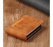 Ultra Thin Flip Leather Cover for Samsung Galaxy Z Flip 6 5 4 3 5G Flip5 Flip6 5G Cards Solt Holder Wallet Magnetic Phone Case