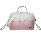 Bolso carro bebe de ecopiel, bolso silla de paseo universal Babystar (14 x 41 x 30 cm), bolsa carro bebe colección Sevilla más accesorios.