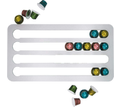 Nespresso Coffee Capsule Holder Stand Rotary Coffee Pod Tower Rack Rotatable Coffee Pod Storage Shelves Storage 24/40PCS Capsule
