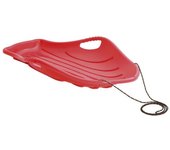 Trineo Deslizador Prosperplast Grande en Forma de Flecha con Cuerda Rojo 94x15x70 Cm