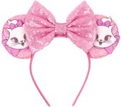 Newest Disney Mickey Mouse Ears Headband Kid Adult Festival Party Sequins 5" Bow Headband Women Baby Girl Party Hair Accessories