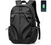 Mochila De Mano Negra Para Estudiantes Y Senderismo Capacidad Para Portátil De 13 Pulgadas