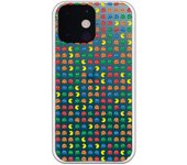 Funda compatible con iPhone 13 Mini - Patron Comecocos Fondo Clear