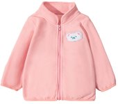Girls Boys Cartoon Bear Fleece Jacket Stand Collar Cold-Proof Warm Overcoat Outwear Fleece Jackets Windbreaker Coat Zipper Top