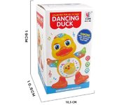 Electric Dancing Duck Funny Blink Eyes Flashing Light Shake The Body Cute Musical Cartoon Animal Educational Toy Children Gift