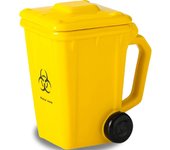 Taza de Café con Tema de Cubo de Basura de Cerámica, Taza de Café con Cubo de Basura, Taza de Café Novedosa, Taza de Cerámica con Forma de Cubo de Basura, 401-500ml