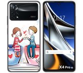 Funda Silicona para Xiaomi POCO X4 Pro 5G diseño Café Dibujos