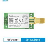 nRF24L01 PA LNA 2.4GHz Wireless RF Module IoT SPI Transmitter CDSENET E01-ML01DP5 20dbm Long Range 2.5KM DIP Smart Home