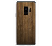 Tumundosmartphone Funda Gel Tpu para Samsung Galaxy S9 Diseño Madera Dibujos