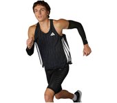 Camiseta de Tirantes Adidas Adizero Running para hombre en color negro