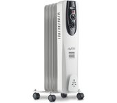 Avant - Radiador De Aceite Con 5 Elementos Radiantes 1000w. Construcción Modular, Termostato Regulable, Termofusible De Seguridad, Piloto Luminoso Encendido, Ruedas Pivotantes. Color Blanco
