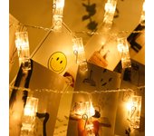 String Lights 1.5M/3M/6M LED Photo Clips Fairy Lights Outdoor Battery Operated Garland Christmas Decoration Party Wedding Xmas