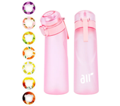 Air Water Bottle With 1pc Random Flavor Pods Plastic Cup Suitable for Outdoor Sports Portable Transparent With Straw Leak Proof
