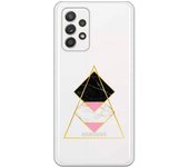 Funda compatible con Samsung Galaxy A52 4G / 5G - A52s 5g - Rombos Triangulo Marmol