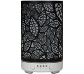 Aroma Diffuser Iron Hollow Leaves Ultrasonic Air Humidifier Desktop Humidifier Smart Home Appliances Room Decor with Led Light