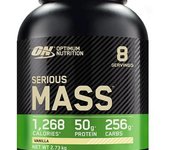 SERIOUS MASS  con vitaminas, minerales, aminoácidos, y creatina. OPTIMUM NUTRITION
