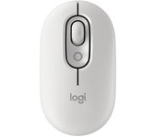 Logitech pop mouse raton inalambrico 1000dpi - 4 botones - multidispositivo - color blanco crudo