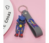 Sonic the Hedgehog Keychain Cartoon Keychain with Drip Resin Plush Toy for Car and Bag Accessories for Couples