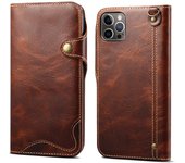 Luxury Genuine Leather Business Case for iPhone XS Max XR 7 8 6S SE Shockproof Wallet Cover For iPhone 15 14 13 12 Pro Max Plus