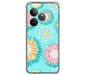 Tumundosmartphone Funda Silicona Antigolpes para Realme GT 6 / GT 6T 5G diseño Flores 05 Dibujos