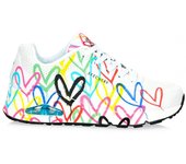 Skechers | Mujer | Zapatillas Uno multicolor, blanco