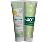 Klorane Crema Cambio Pañal 2x100ml para Bebés - Calma y Limpia - Reduce Rojeces - Protección Natural - Sin Perfume