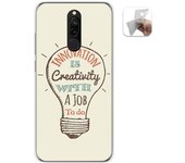 Tumundosmartphone Funda Gel Tpu para Xiaomi Redmi 8 diseño Creativity Dibujos
