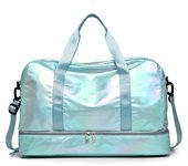 SOMY Bolso de Viaje para Mujer Bolso de Mano de Gran Capacidad Bolso de Hombre Casual Bolso de deporte de separación Seco y Húmedo Material de Lining ZMN062 Hecho en Nylon